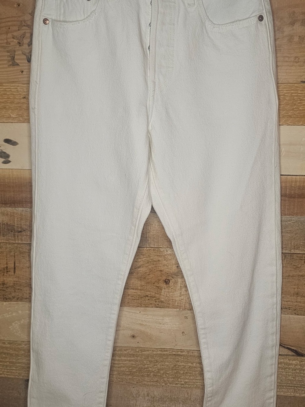 Levi’s White Jeans